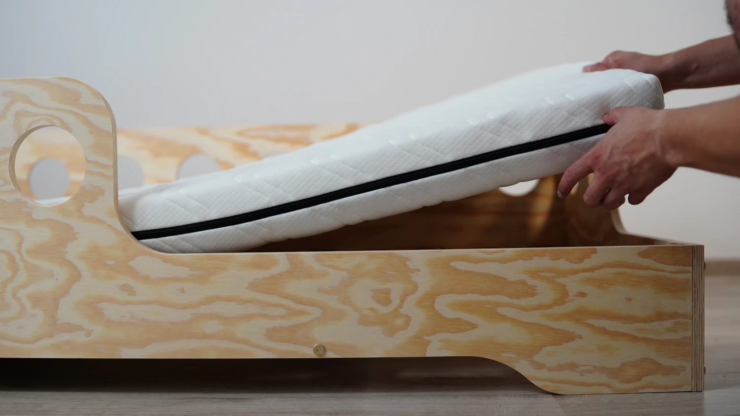 Materac piankowy dla dziecka 12 cm Średnia twardość (H2)